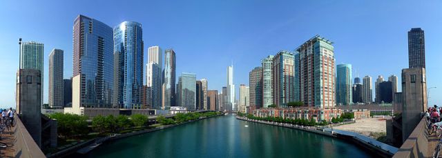 Le centre-ville de Chicago